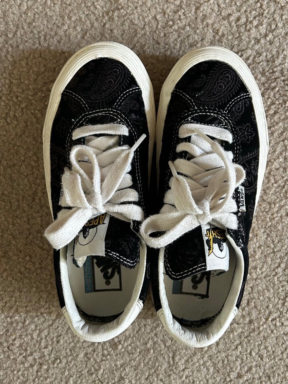 VANS Anderson Paak x Sport DX Black Paisley Suede Sneakers